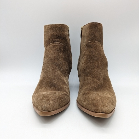 Franco Sarto Shaina western suede leather heeled boot 9.5 - Picture 10 of 12